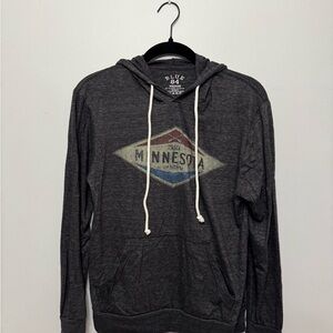 Blue 84 Dark Gray Minnesota Hoodie